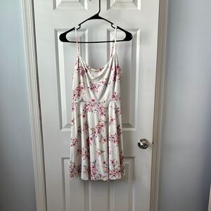 Nine Britton Floral Print Dress with Pink and Blue Accents